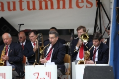 Dave Jost, Tom Nutile and Ryan Brooks on the Front Line. Roger Grove back there on Jazz Trumpet, Dick Auger on Bone 1 and Dick McGrath on Bone 3
