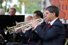 Trumpet Ensemble. Bob Periera at Trumpet 4