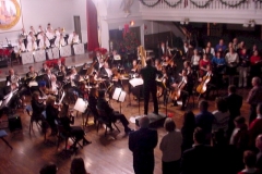 Kent Conducting Both Ensembles Along with the New World Chorale for the Hallelujah Chorus