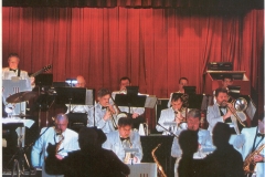 On the Bandstand at Moseley's on the Charles. Photo from Worcester Magazine Article