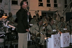 Captain Miller at the Microphone
