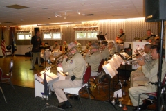 The Brass Section at the Dedham American Legion Event