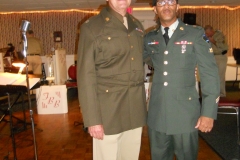 Two Different Generations of Military Dress