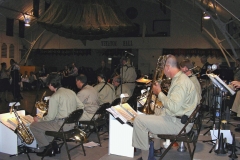 The AAFB on the Bandstand in the Armory